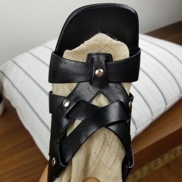 Prada Leather Cutout Sandals - Picture 5 of 7